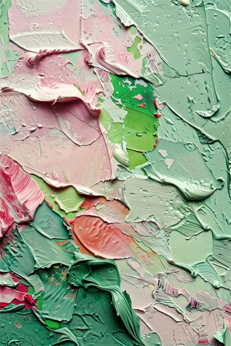 Lienzo Flor en Relieve