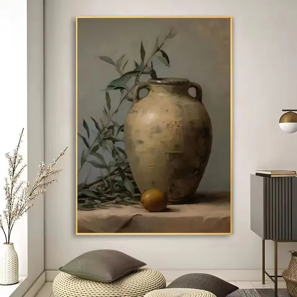 Lienzo Florero Art Déco