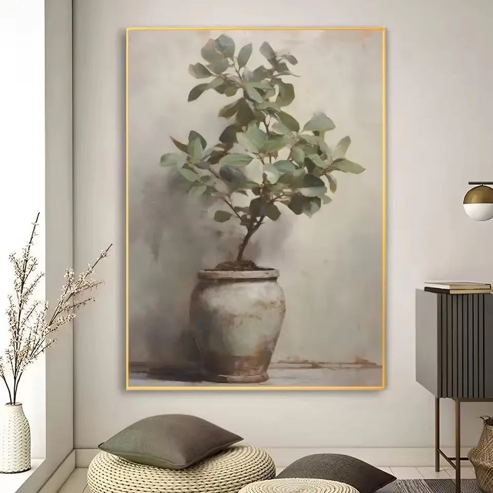 Lienzo Flor Art Déco