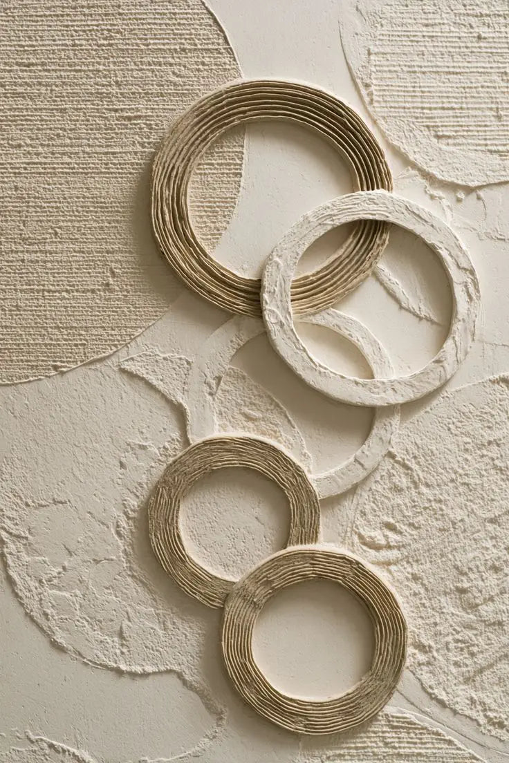 Lienzo Flor en Relieve