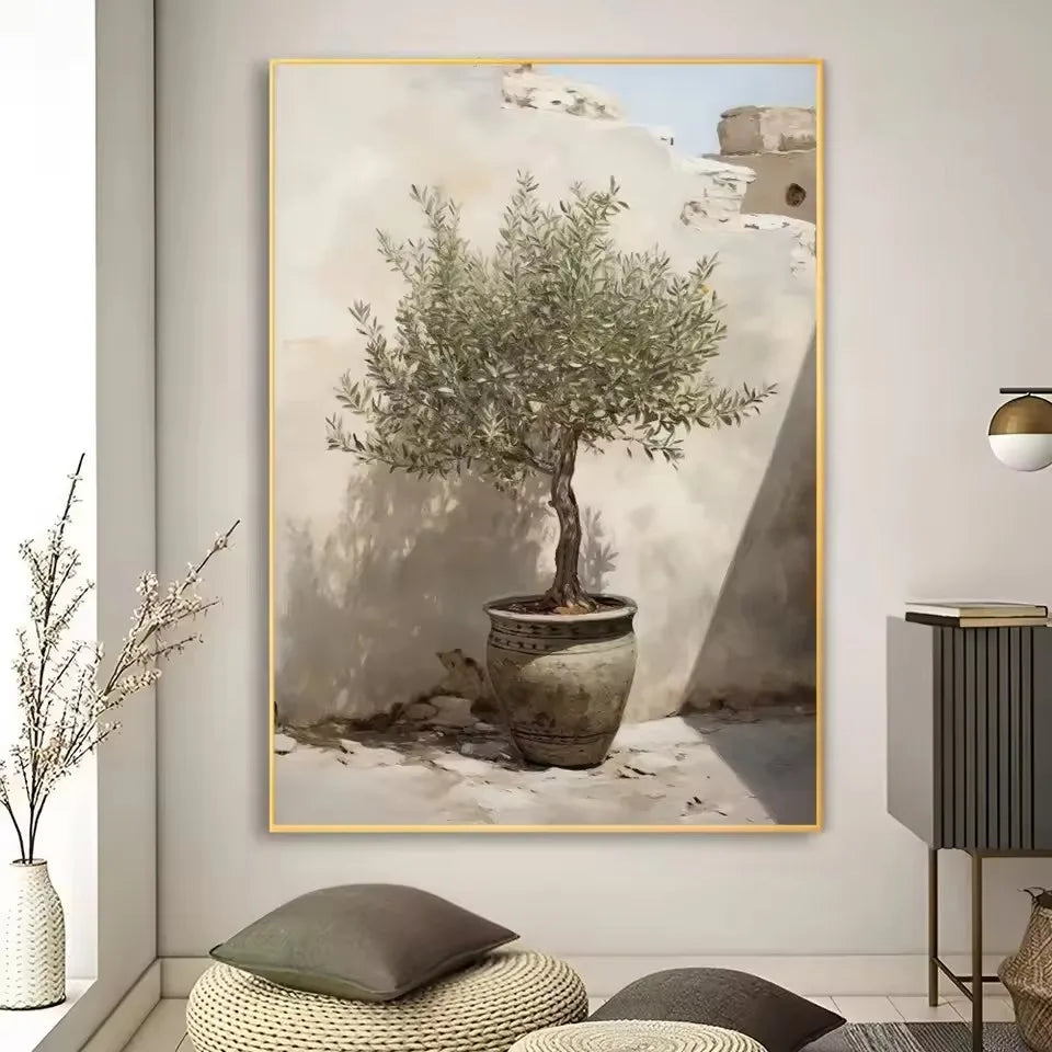 Lienzo Flor Art Déco