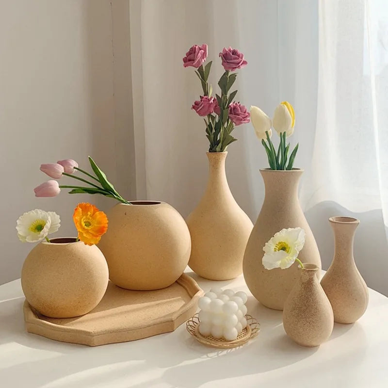 Florero Renata - Madera Rústica