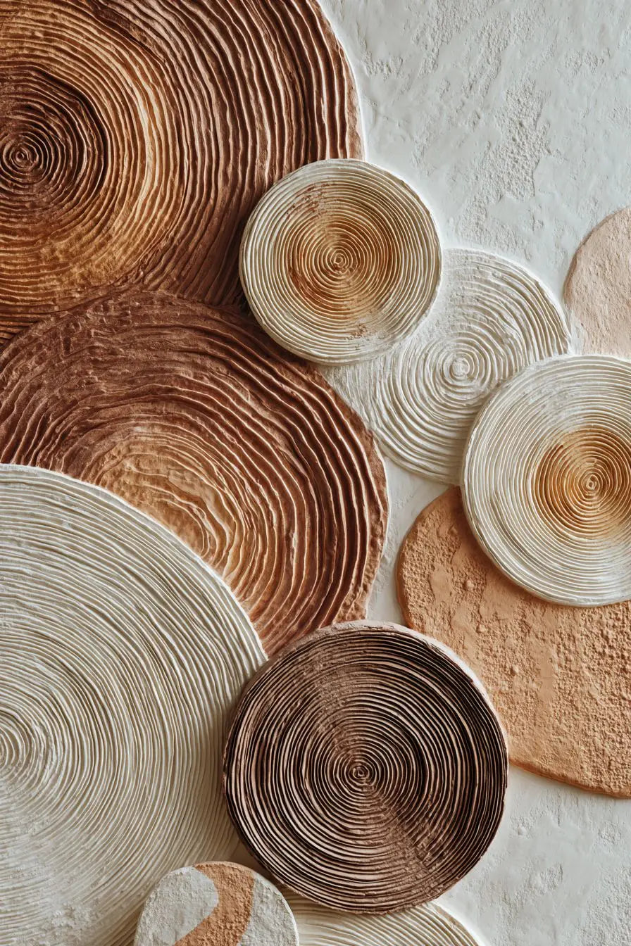 Lienzo Flor en Relieve