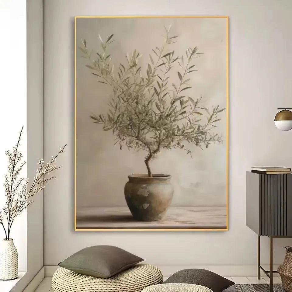 Lienzo Florero Art Déco