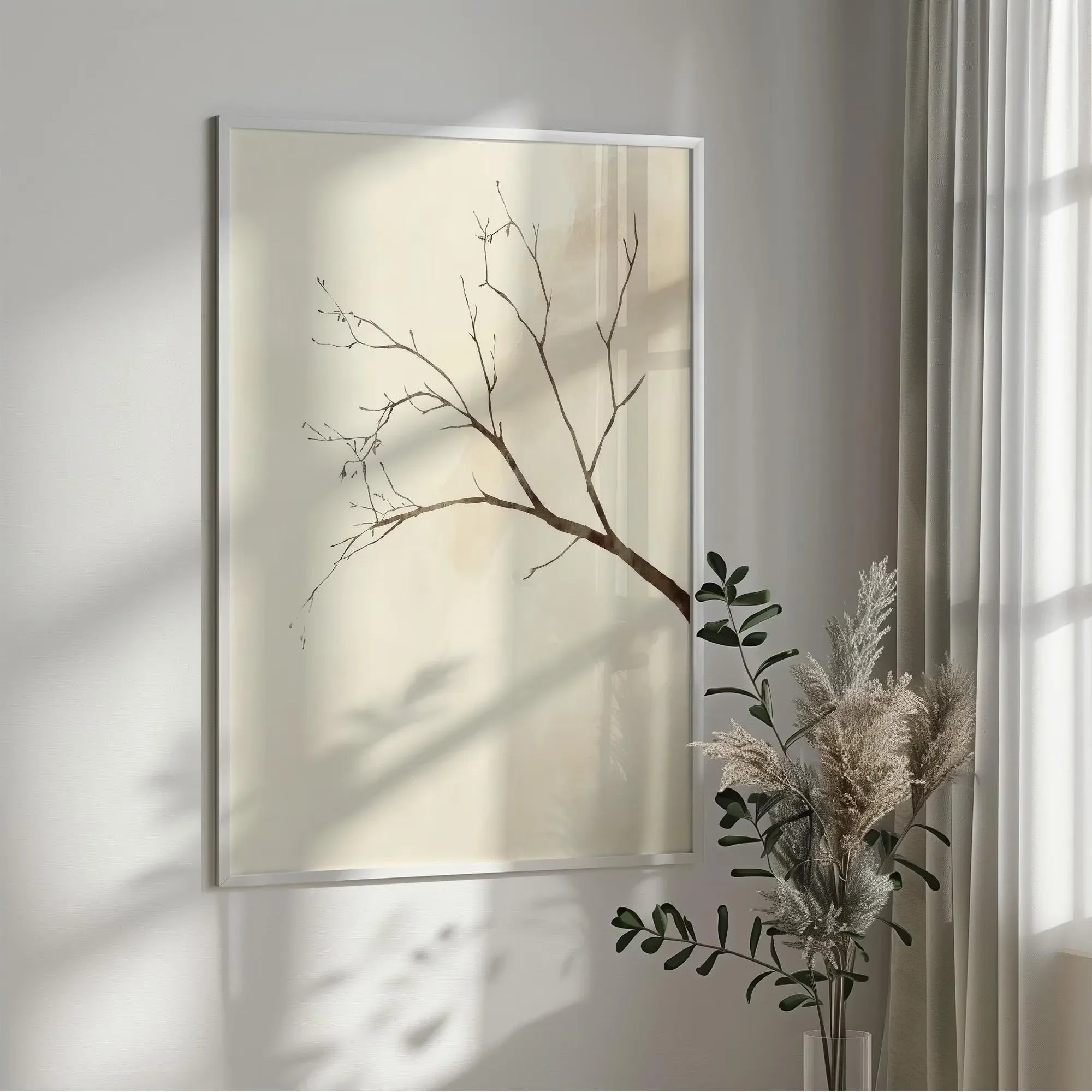 Lienzo Otoño Sereno - Estilo Japandi