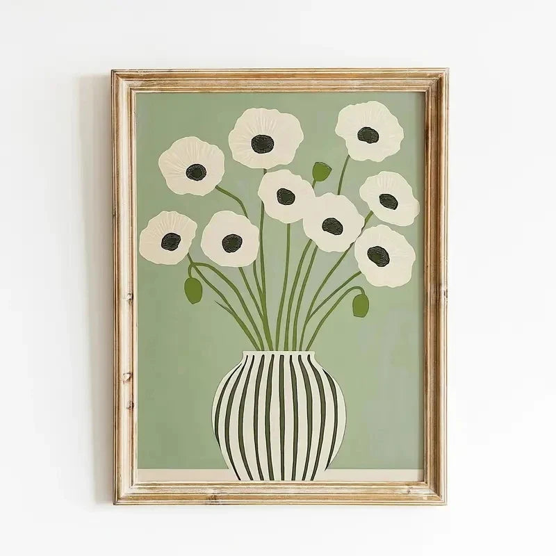 Lienzo Delfina - Flores de Primavera