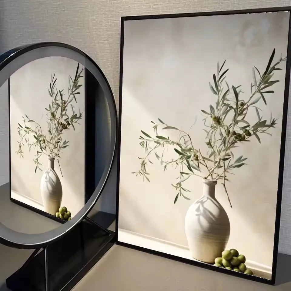 Lienzo Florero Art Déco