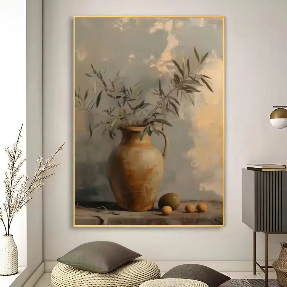 Lienzo Florero Art Déco