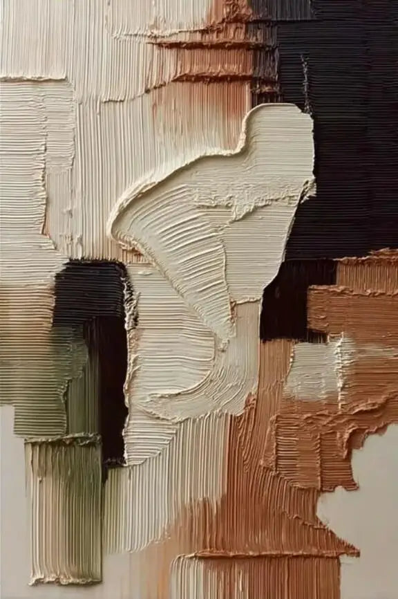 Lienzo Flor en Relieve