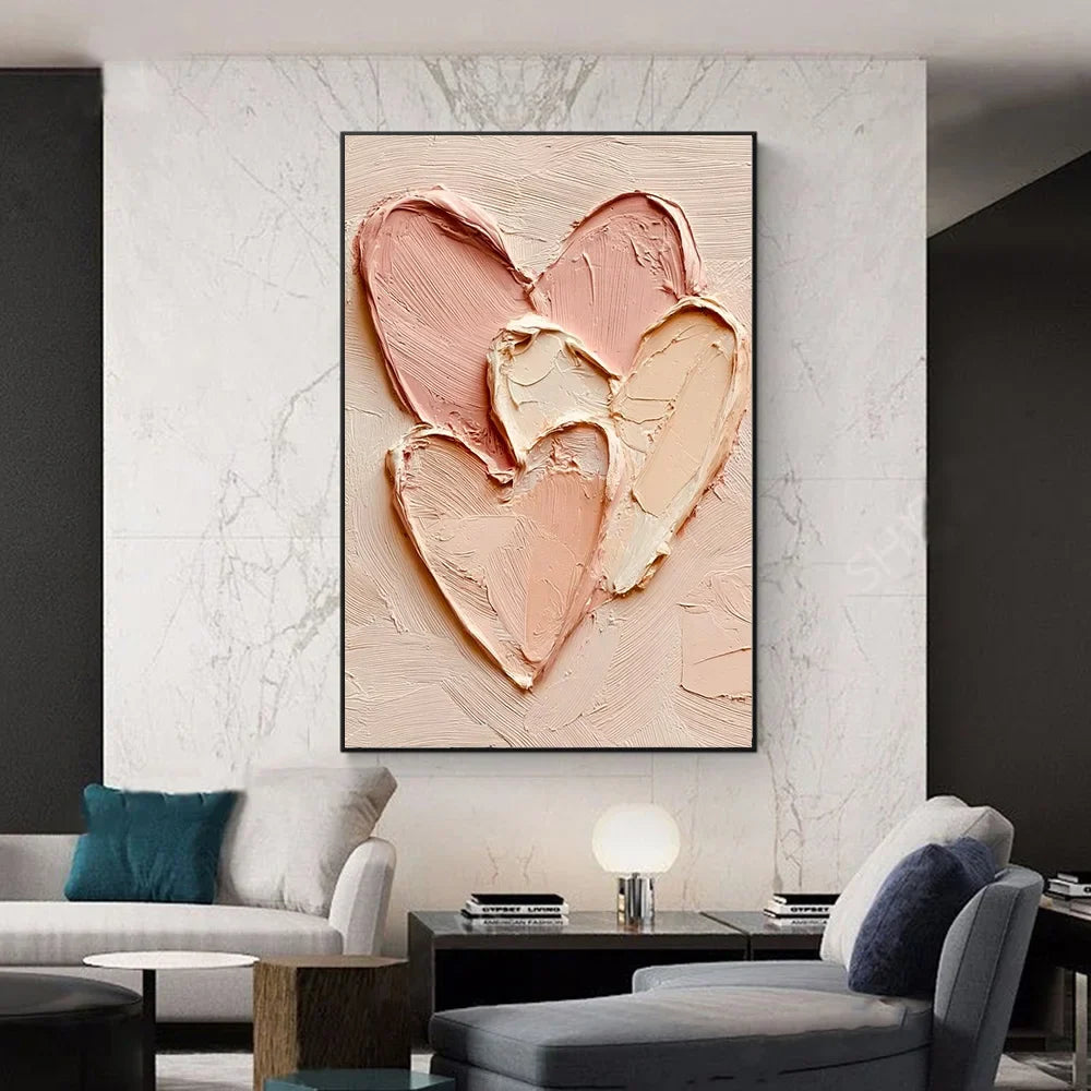 Lienzo Flor en Relieve