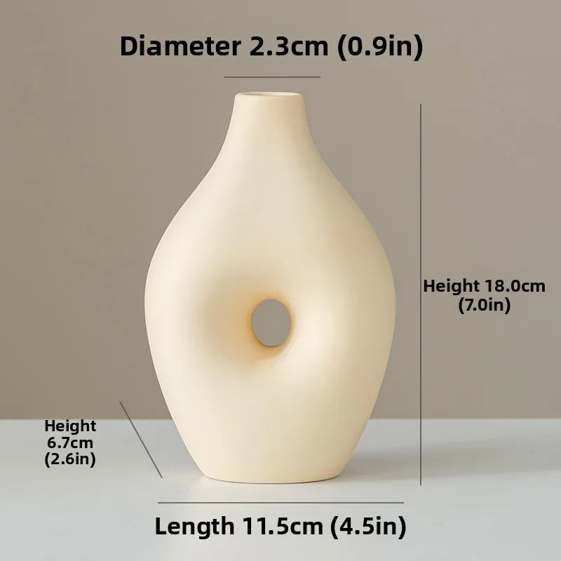 Florero Antonella - Blanco Nórdico