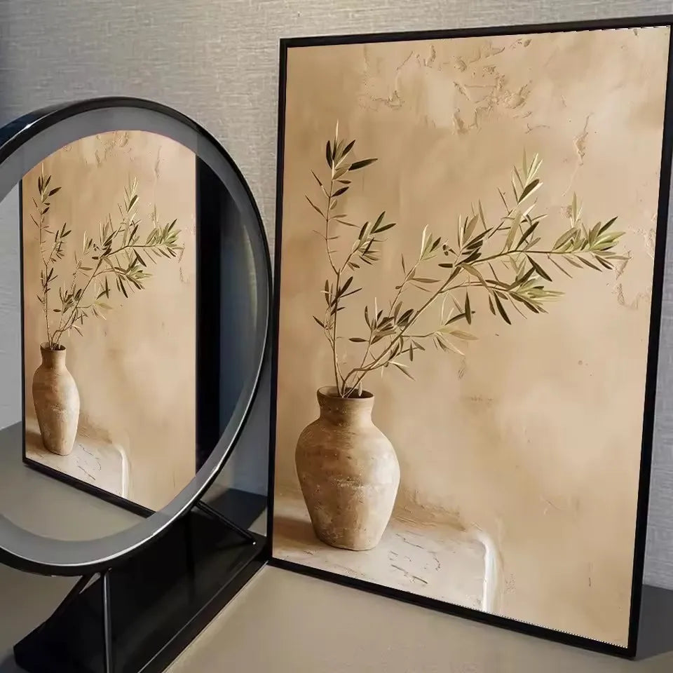 Lienzo Florero Art Déco