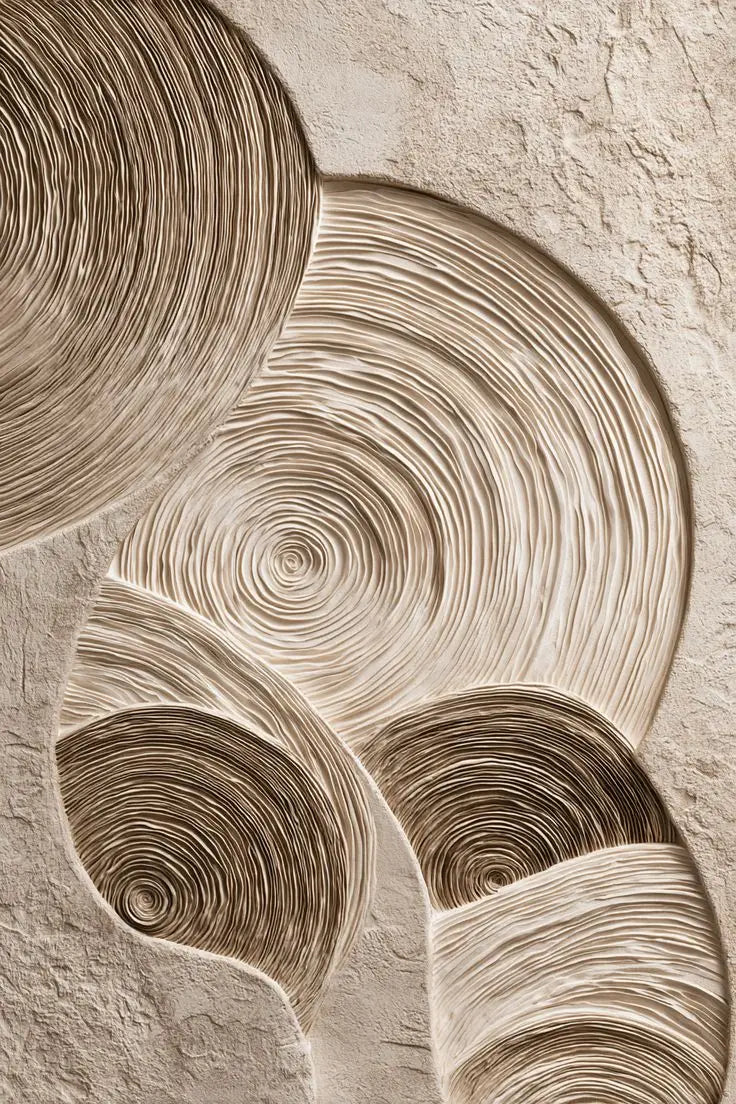 Lienzo Flor en Relieve