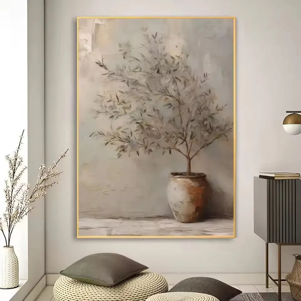 Lienzo Florero Art Déco