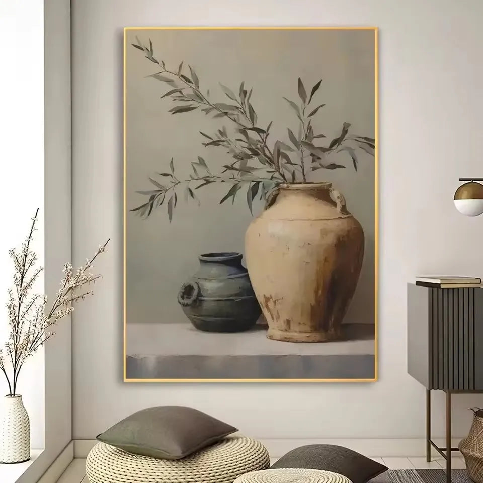 Lienzo Florero Art Déco