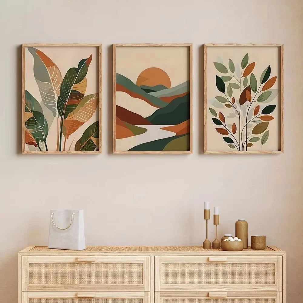 Set Palmeras del Sur - Acuarela