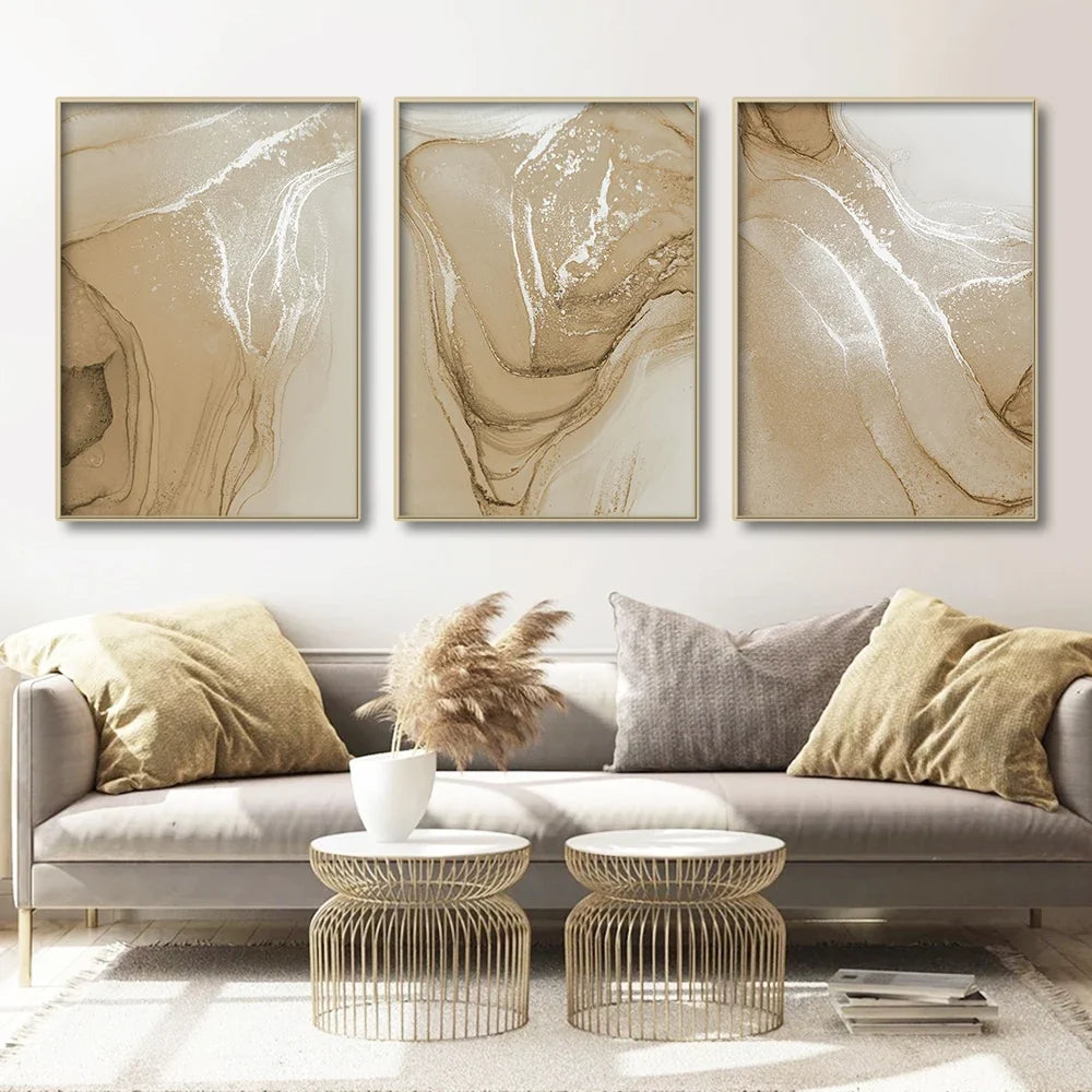 Tríptico Toscana - Mármol Beige